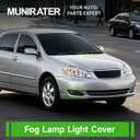 munirater 2-Pack Front Bumper Fog Light Cover Grilles Replacement for Corolla 2005-2008 Left and Right Side 52128-02200 52127-02170