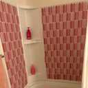 Pink Peel and Stick Backsplash Tile, Self Adhesive Feather Peacock Temporary Kitchen Backsplash Tiles 3D Stick on Wall Tiles Sticker (10 Sheets)