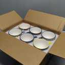 Vancasso 8 oz Cappuccino Cups with Saucers Set of 6, Bohemian Ceramic Coffee Cup for Latte, Tea, Espresso, Microwave & Dishwasher Safe - Porcelain Latte Mugs for Kitchen or Cafe