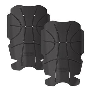Knee Pad Inserts for Work Pants/Bibs, Uniforms, and Tactical Pants, Breathable Knee Pads Inserts for Construction, Flooring, Gardening and Garage, Black, 11.5''7.9''0.45'' 1 Pair (Black)