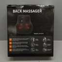 Neck and Back Massager for Pain Relief Deep Tissue with Heat, Shiatsu Shoulder Massager with Bi-Directional Rotating Head for Neck, Back, Shoulders, and Legs (Black)