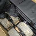 Hikemoon 150L Collapsible Wagons Carts Foldable, 360LBS Heavy Duty Folding Beach Cart with Big All-Terrain Wheels, Portable Utility Wagon for Grocery, Shopping, Garden, Sports, Camping, Black (Missing Parts)