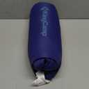 KingCamp Ultralight Camping Blanket, Packable Down Alternative Puffy Wearable Blankets Weatherproof Warm Package Quilt with Snap Buttons for Outdoor Hiking Travel Picnic Stadium (69" L x 53" W, Navy)