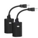 Minoston Outdoor Smart Plug, WiFi Outlet, IP65 Weatherproof, Compatible with Alexa, Google Assistant, Timer & Countdown by Smart Life APP, No Hub Required, FCC Certified, 2 Pack (MP22W)