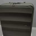 Carry-On 20 Inch AspenGreen PC Hardside Suitcase with Front Opening Laptop Compartment & TSA Lock for Business Professionals
