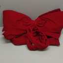 Extra Large Christmas Front Door Bow Decorations 27 x 78 Inch Giant Velvet Christmas Tree Topper Bow with Long Streamers Wreath Wall Decor for Home Xmas Room Holiday Porch(Burgundy)