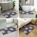 godehone Shower Mat Non Slip, 15.736 Inch, Shower Mats for Showers Anti Slip, Non Slip Bath Mat for Shower and Bathroom, Wet Area, Quick Drying, No Suction Cups, Striped Geometrics
