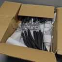 Space Saving Clothes Hangers, Multilayer Metal Hanger 4 Pack 5 in 1 Space Saver Coat Hangers, Anti-Slip Foam Padded Shirt Suit Hanger for Closet Storage Organizer