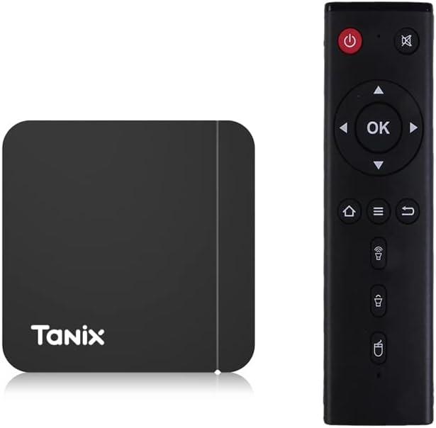 Android 11.0 TV Box, Tanix W2 Pro Amlogic S905W2 Quad Core RAM 4GB ROM 64GB Dual WiFi 2.4G/ 5.8G BT4.2 4K 6K AV1 Home Smart Media Player Set top Box