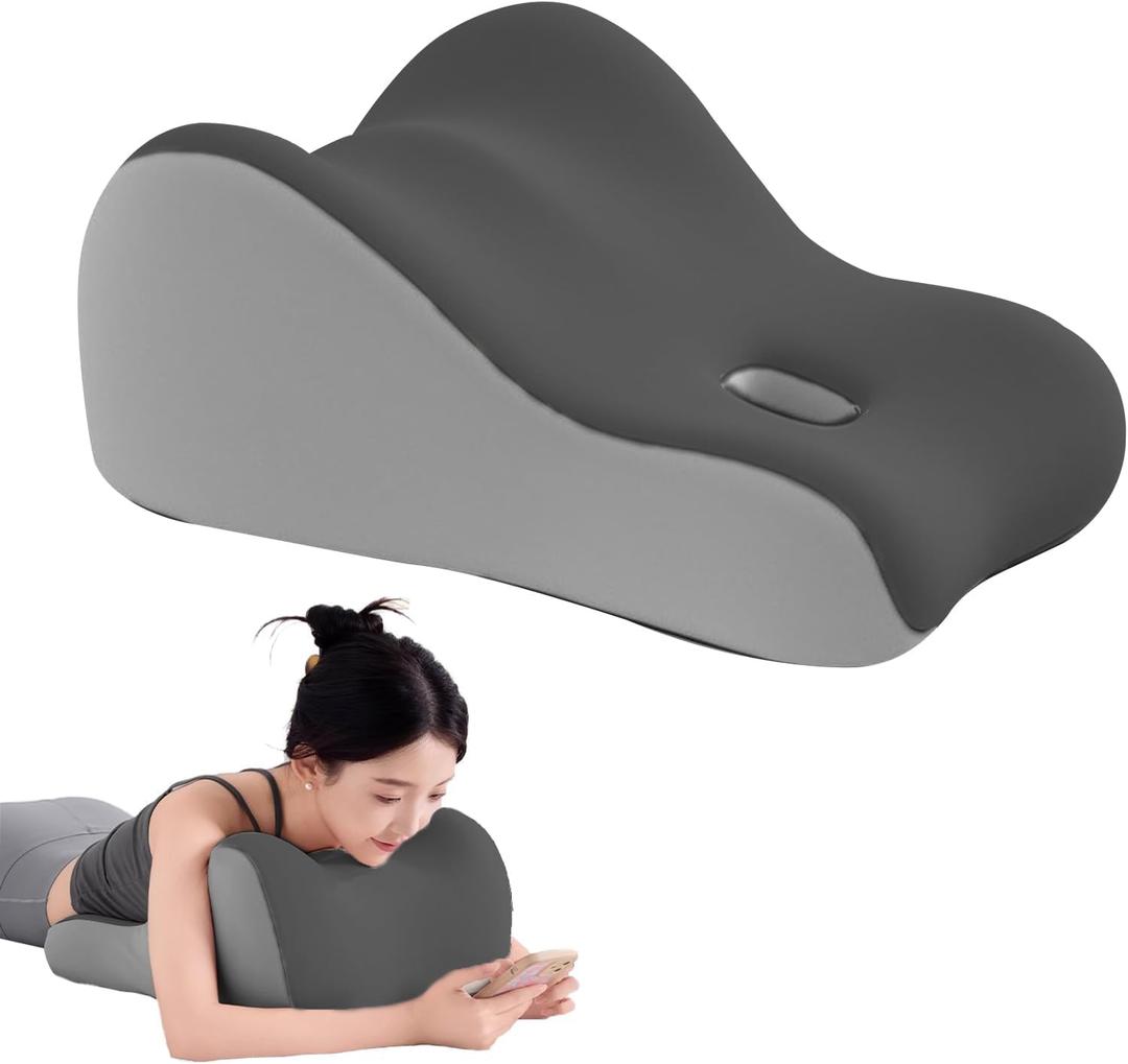 kaobbfacai Intimacy Wedge Pillow for Couples, Memory Foam Cushion-Gray