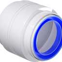 3'' 4'' Backdraft Damper Duct Draft Stopper Draft Blocker, One Way Airflow Ducting Insert for Ducting in PVC or Flexible Hose, Bathrooms Fans and Shutter Fan Vent