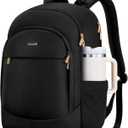 LOVEVOOK Laptop Backpack for Women, 17.3 Inch Business Backpack Purse, Large Capacity Casual Daypack, Work Computer Backpack, Travel Backpack for College, Black