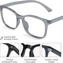 livho High Tech Blue Light Glasses - Advanced Blue Light Blocking Computer Glasses - Screen Fatigue & UV Protection