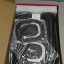 Puriom Sound Bar for Smart TV, 100W Sound Bar with Bluetooth 5.3/ARC/Opt/AUX Connect, 2-in-1 Detachable Home Soundbar, Home Theater Speaker & Bass Effect, for TV/PC/Projectors (Black)