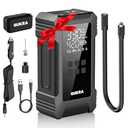 NW08 Tire Inflator Portable Air Compressor for Heavy-duty Vehicle, Dual Cylinder Cordless Air Pump for Car Tires with 12000mAh Battery Capacity, 4× Faster 150PSI Car Tire Pump for SUV, Truck, Pickup