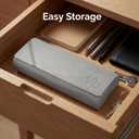 Glasses Case hard shell,3-in-1 Travel Sunglasses Case & Eyeglass Case with Cleaning Cloth & Storage Pouch (Beige)