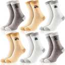 6 Pairs Cute Goose Bigfoot Embroidered Sock Gifts Women Novelty Funny Animal Crew Sock for Men Women Friends (One Size)
