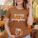 Maternity Shirts for Halloween Thanksgiving Pregnancy Clothes Funny Skeleton Pumpkin Pregnant Announcement Tshirt (Gray, S)