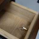 Narrow Nightstand for Small Spaces,Solid Wood Night Stand with Drawers Side Table Bedside Table,Easy Assembly for Bedroom(20x40x60cm, Walnut)