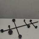 'Sval' Wall Wardrobe | Minimalist Coat Hook Design from Berlin | Modern Metal Wall-Mounted Coat Rack/Hooks | Black