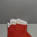 MNKXL 12PCS Christmas Stockings Bulk, Large 19 Inch Traditional Red & White Felt Stockings with White Cuff and Gold Trim, Christmas Stockings Bulk for Fireplace Mantel & Holiday Decorations