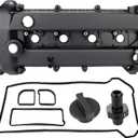 WATERWICH Engine Valve Cover Compatible with Mazda 3 2010-2013, Mazda 5 2009-2015, Mazda 6 2011-2013, Mazda CX-7 2010-2012 2.0L 2.3L 2.5L Replacement for L502-10-210E L3Y1-10-210A L502-10-210B