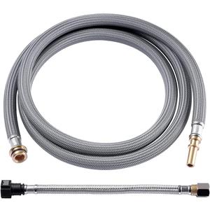 88624000 Pull-out Hose Combo for Hansgrohe Kitchen Faucets, Pull-down Spray Hose Replacement with Brass Connectors, 59-Inch + 10.5-Inch