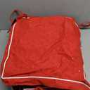 MIULEE Outdoor Seat Cushion Set Red 24 x 24 x 4 Inch Waterproof & Fade Resistant Deep Seat and Back Patio Furniture Cushions with Handle and Adjustable Straps Cushions for Chair Couch