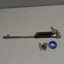 Heavy Duty Tire Inflator with Pressure Gauge, 16.5 Inch Extended Dual Head Air Chuck with Pressure Gauge, 10-120 PSI, Semi Truck Tire Chuck for Rv Car Air Compressor Accessories