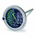 CDN Ovenproof Meat Thermometer  Glow Dial | ProAccurate | 2" Easy-Read Dial | Waterproof, Recalibratable | For Oven Roasting, Poultry, Beef, BBQ | IRM200-GLOW