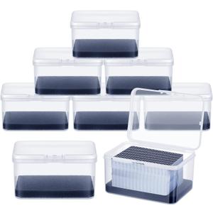 PerKoop 8 Pcs Plastic Card Case Boxes for 112 Pcs Game Cards Clear Plastic Playing Card Holder Standard Playing Box Holder Organizer for Travel Game, 4. 7 x 3. 3 x 2. 5 Inch, Cards Not Included