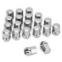 Dynofit M14x1.5 OE Lug Nuts fit for Che-vy Cadillac Buick GM Sedan, 20pcs One-Piece Style Factory Wheel Nut Compatible with Chry-sler J/ee/p Dodge Ram 5 Lug Stock Wh-eel,1.5"H Chrome Skinny Wheel Lugs