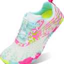 Scurtain Womens Water Shoes for Women Aqua Shoes Beach Shoes Women's Hiking Water Shoe Women Barefoot Shoes Women Water Socks for Women Pink/ Fusion 6.5 W/ 5 M