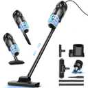 Corded Vacuum Cleaner for Home, Hard Floor Stick Vacuum with 23Ft Long Cord, Powerful Suction Lightweight Vacuum for Hardwood Floors