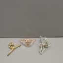 Big Butterfly Hair Accessories - 4.7" Acetate & Metal Clips for Women's Long, Thick Hair - 3 Pcs