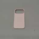 ORNARTO Compatible with iPhone 17 Pro Max Case 6.9", Slim Liquid Silicone 3 Layers Soft Gel Rubber Shockproof Protective Cover with Anti-Scratch Microfiber Lining-Chalk Pink