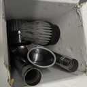 AQQA 8-in-1 Electric Aquarium Cleaning Kit IPX9 Waterproof Cordless Rechargeable Glass Scrubber Handheld Fish Tank Cleaner Powerful Algae Scraper & Cleaning Brush Set (Grey)