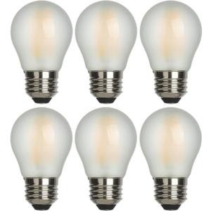 AMDTU Vintage Edison LED Bulb 60W E26 Standard Base 4000K Daylight Dimmable G45 Globe 60 watt Round Neutral White Glow Lightbulb Provides a Bright Ambiance Ideal for Room