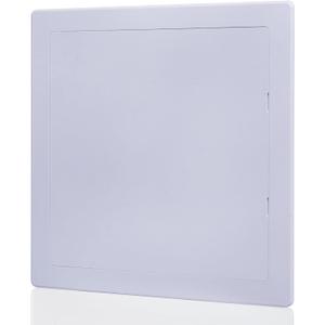 Suteck Plumbing Access Panel for Drywall Ceiling 16 x 16 Inch Reinforced Plastic Wall Access Doors Removable Hinged White