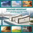 76 inch Chaise Lounge Cover Waterproof, Patio Chaise Lounge Cover for Outside, Outdoor Furniture Lounge Chair Cover for Anti-UV, Rip Resistant, Water Resistant, Small, 1 Pack, Brown