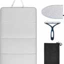 Steamer Board for Clothes with Ironing Glove, Stand for Steaming Clothes, Garment Steamer Pad Portable Ironing Board Included Lint Remover & Storage Bag for Suits Shirts Coats Portable Travel Home Use