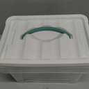 Pekky 6 Quart Storage Container Box with Handle and Latching Fresh Design, Small Toy Organizer Bin, 2-Packs