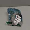 VIVAGLORY Snowrap Dog Coat, Jacket with Harness Hole, Dog Coat for Winter & Cold Weather, Fluffy Warm Fleece Lined Reflective Water Resistant for Puppy, S, Turquoise