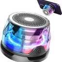 gebra Magnetic Bluetooth Speaker Cell Phone Stand Speaker Waterproof 8H Playtime Bluetooth 5.3 Multi-Color LED Lights Portable for Outdoor Gym Travel for Music Lovers