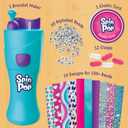 Imagimake Spin n Pop DIY Bracelet Making Kit | Make 10 Friendship Bracelets | Cool Birthday Gift for Tween & Teen Girls | Creative Art & Craft Kits for Kids Age 8,9,10,11,12