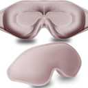 Sleep Mask, 3D Deep Contoured Eye Covers for Sleeping, 99% Block Out Light Eye Mask, Zero Pressure Cup Blindfold for Men Women, with Adjustable Strap for Sleeping, Yoga, Traveling 