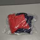 Syhood 2 Pieces Dog Jacket 2 Layers Fleece Lined Dog Jacket Warm Soft Windproof Small Pet Coat for Winter Cold Weather(Small,Navy,Red)