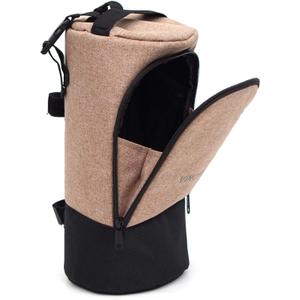 Vincita Nova Saddle Bag Bicycle Strap-on Seat Pack Bag For Folding Bike - Spacious Saddle Bag, Designed To Fit Under The Seat Of Your Folding Bike,With Wide Zipper Opening Panel (Light Brown)