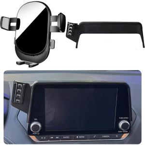 Car Phone Holder for Nissan Sentra Auto Accessories[Only for 2020-2025 Sentra's 8-inch Touchscreen][XX NO Fit 7-inch Touchscreen/Trim：S XX][Auto Lock Hands Free Automobile Cell Phone Mount]