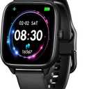 Fitness Tracker Answer/Make Calls, Smart Watch with Blood Pressure, Blood Oxygen, 24/7 Heart Rate Monitor, 120+ Sport Mode Activity Tracker, Waterproof Sleep Tracker for Women Men (Black)